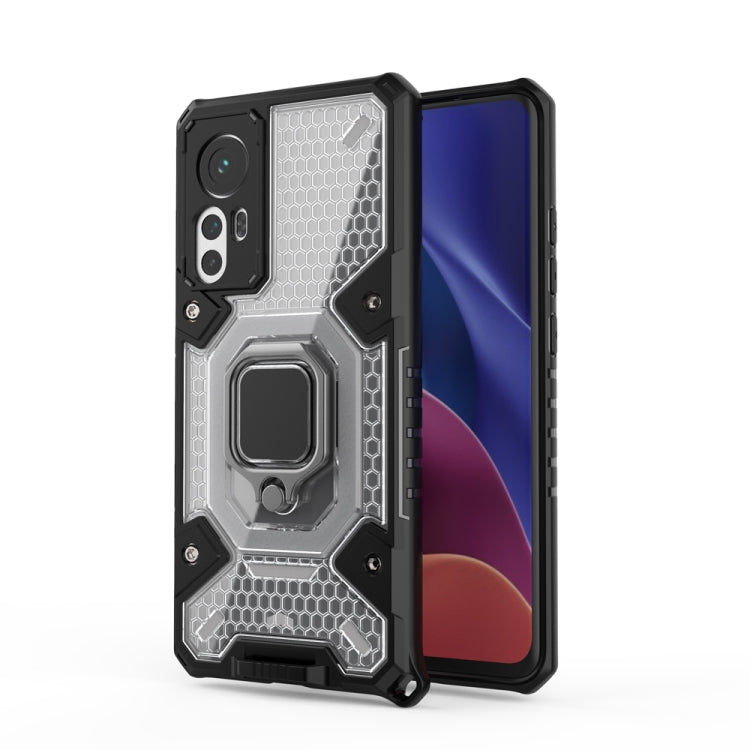 For Xiaomi 12 Space PC+TPU Shockproof Phone Case with Ring Holder