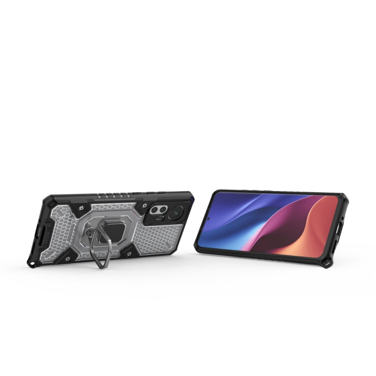 For Xiaomi 12 Space PC+TPU Shockproof Phone Case with Ring Holder