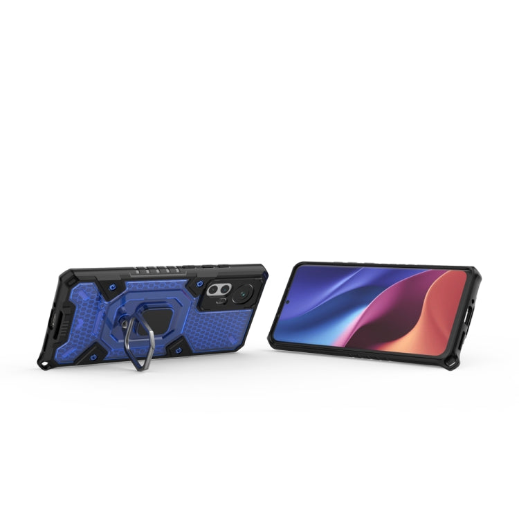 For Xiaomi 12 Space PC+TPU Shockproof Phone Case with Ring Holder