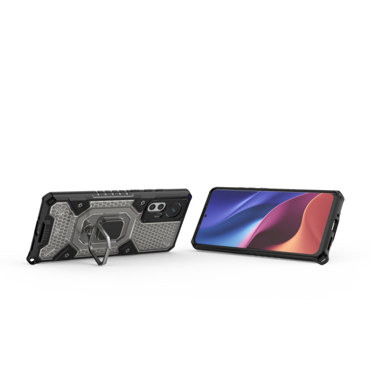 For Xiaomi 12 Space PC+TPU Shockproof Phone Case with Ring Holder