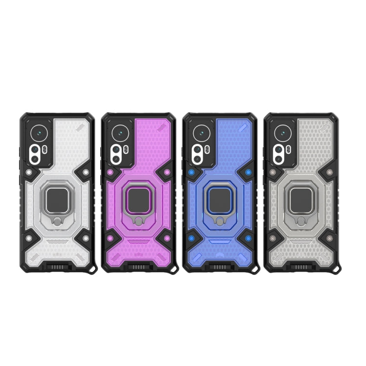 For Xiaomi 12 Space PC+TPU Shockproof Phone Case with Ring Holder