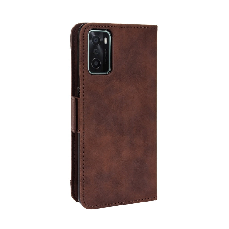 For OPPO A55s 5G JP Version Skin Feel Calf Pattern Leather Phone Case