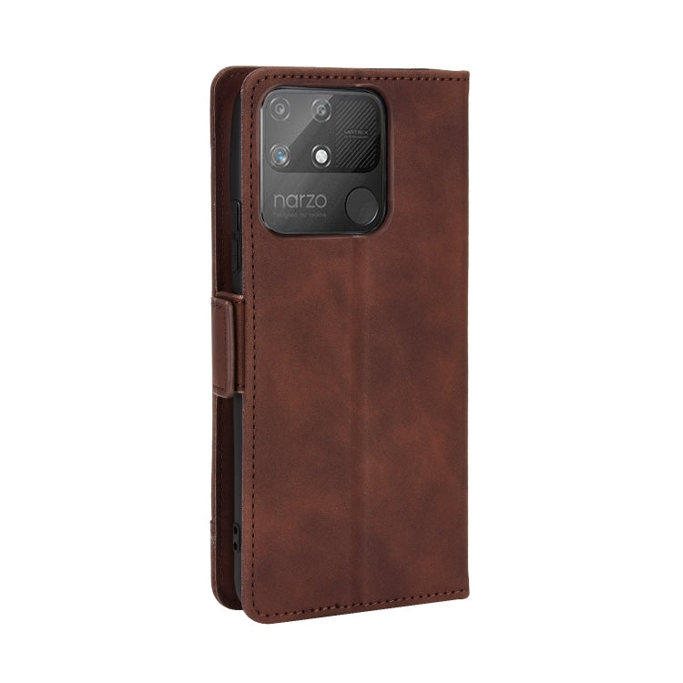 For OPPO Realme Narzo 50A Skin Feel Calf Pattern Leather Phone Case