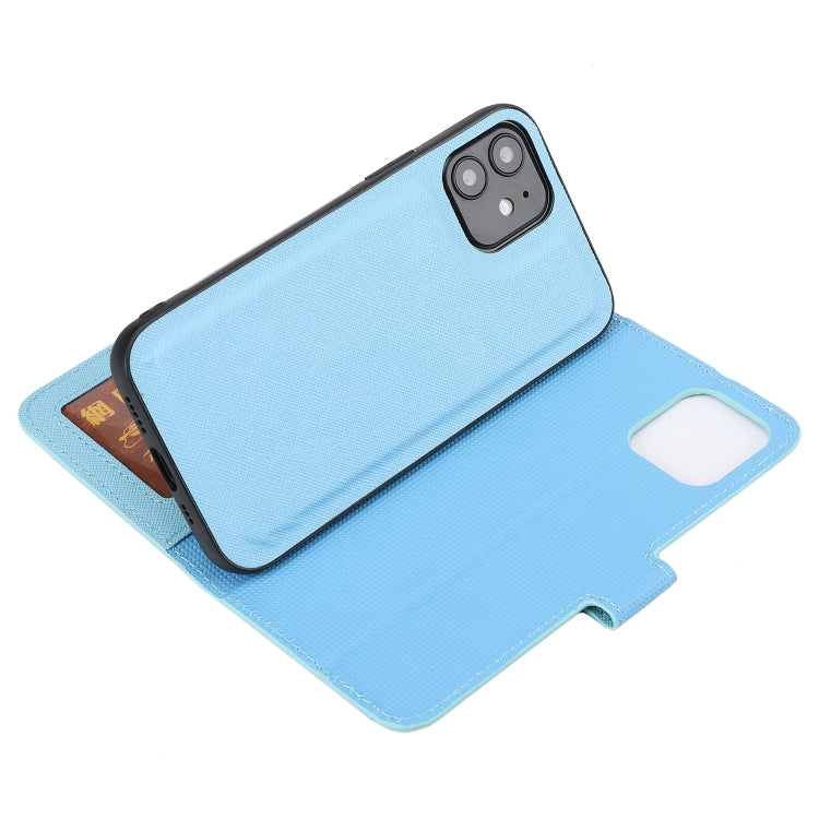 For iPhone 12 / 12 Pro Cross Texture Detachable Leather Phone Case