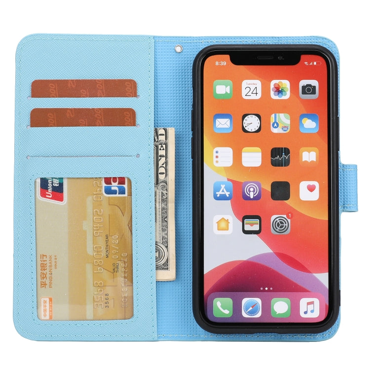 For iPhone 11 Pro Max Cross Texture Detachable Leather Phone Case