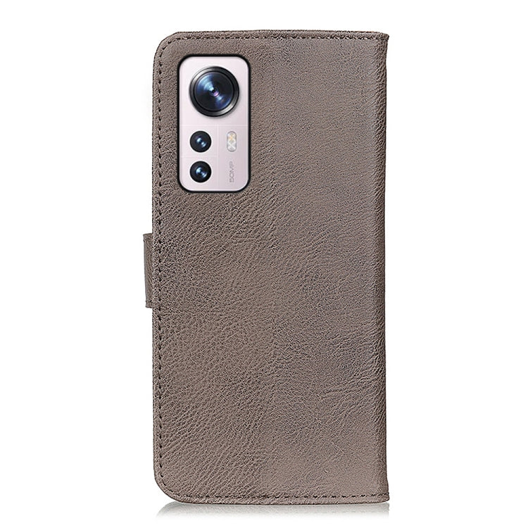 For Xiaomi 12 / 12X / 12S KHAZNEH Cowhide Texture Leather Phone Case