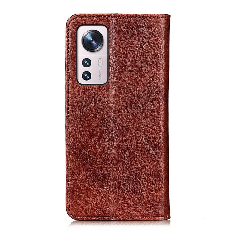 For Xiaomi 12 / 12X / 12S Magnetic Crazy Horse Texture Leather Phone Case