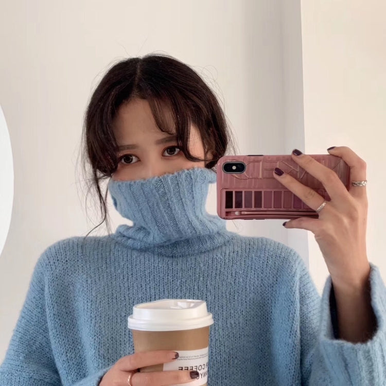 For iPhone 11 Pro Eyeshadow Box All-inclusive Shockproof Soft Protection Case