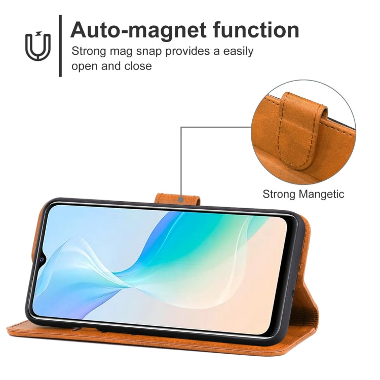 Leather Phone Case For vivo Y33T