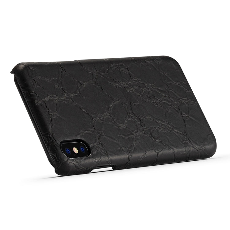 For iPhone XS Max Retro Dragon Texture Phone Case