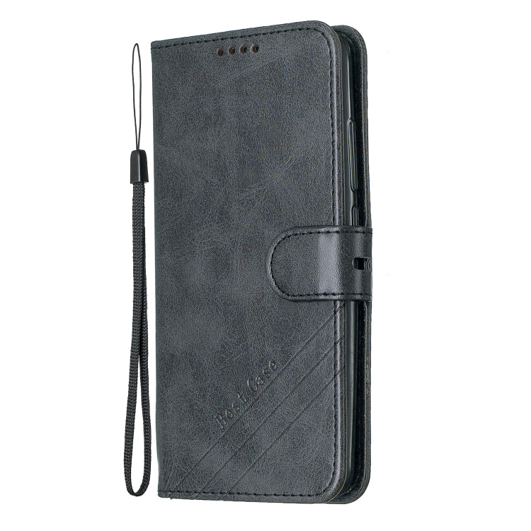 For Xiaomi Redmi 6 & 6A Stitching Style 2-Color Cow Texture Horizontal Flip PU Leather Case with Holder & Card Slot & Lanyard