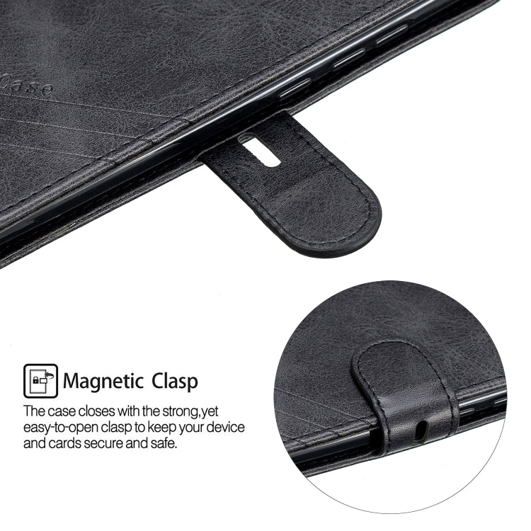 For Xiaomi Redmi 7 Stitching Style 2-Color Cow Texture Horizontal Flip PU Leather Case with Holder & Card Slot & Lanyard