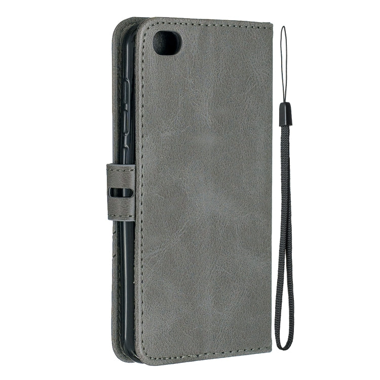 For Xiaomi Redmi GO Stitching Style 2-Color Cow Texture Horizontal Flip PU Leather Case with Holder & Card Slot & Lanyard