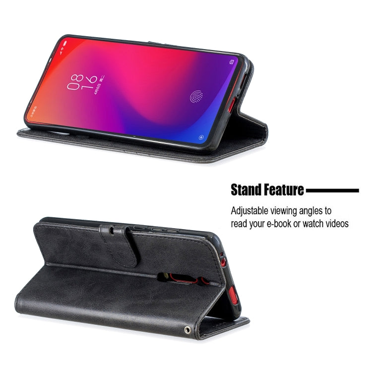 For Xiaomi Redmi K20 & K20 Pro Stitching Style 2-Color Cow Texture Horizontal Flip PU Leather Case with Holder & Card Slot & Lanyard