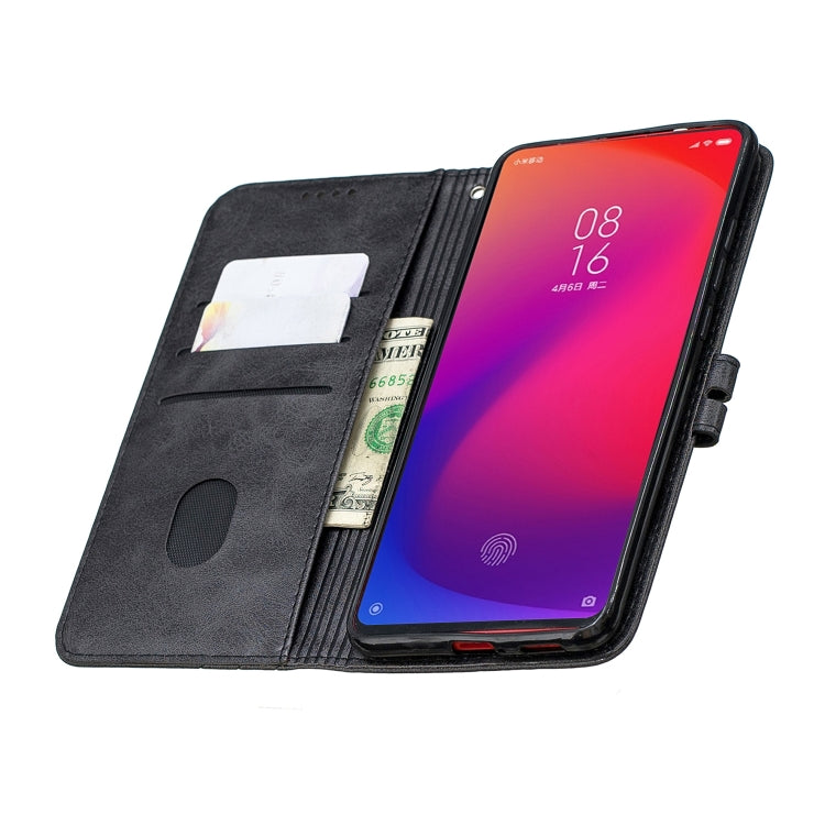 For Xiaomi Redmi K20 & K20 Pro Stitching Style 2-Color Cow Texture Horizontal Flip PU Leather Case with Holder & Card Slot & Lanyard