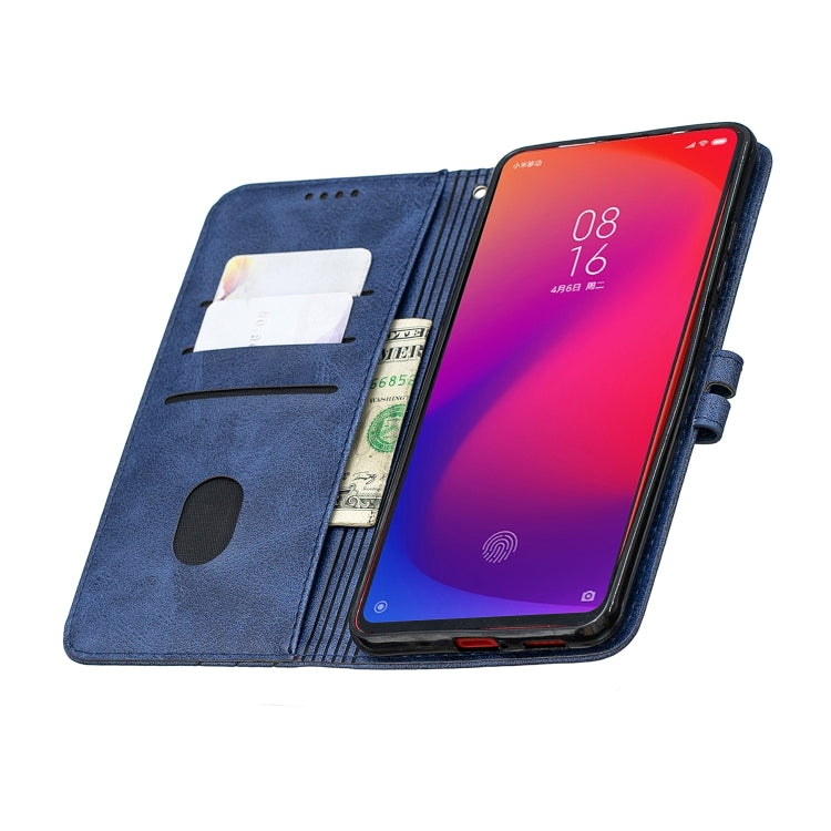 For Xiaomi Redmi K20 & K20 Pro Stitching Style 2-Color Cow Texture Horizontal Flip PU Leather Case with Holder & Card Slot & Lanyard