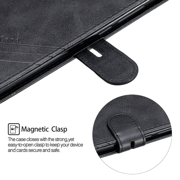 For Xiaomi Redmi Note 6 Stitching Style 2-Color Cow Texture Horizontal Flip PU Leather Case with Holder & Card Slot & Lanyard