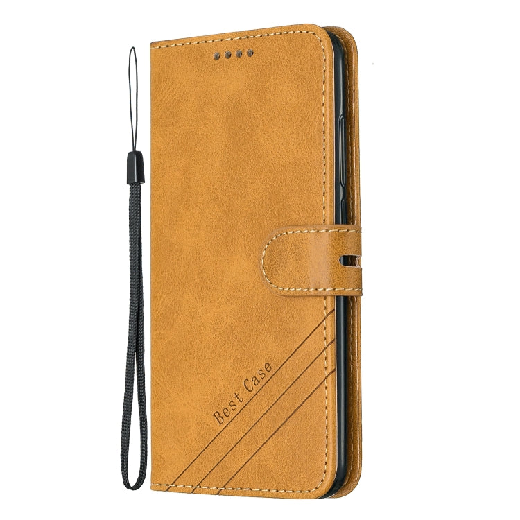 For Xiaomi Redmi Note 6 Stitching Style 2-Color Cow Texture Horizontal Flip PU Leather Case with Holder & Card Slot & Lanyard