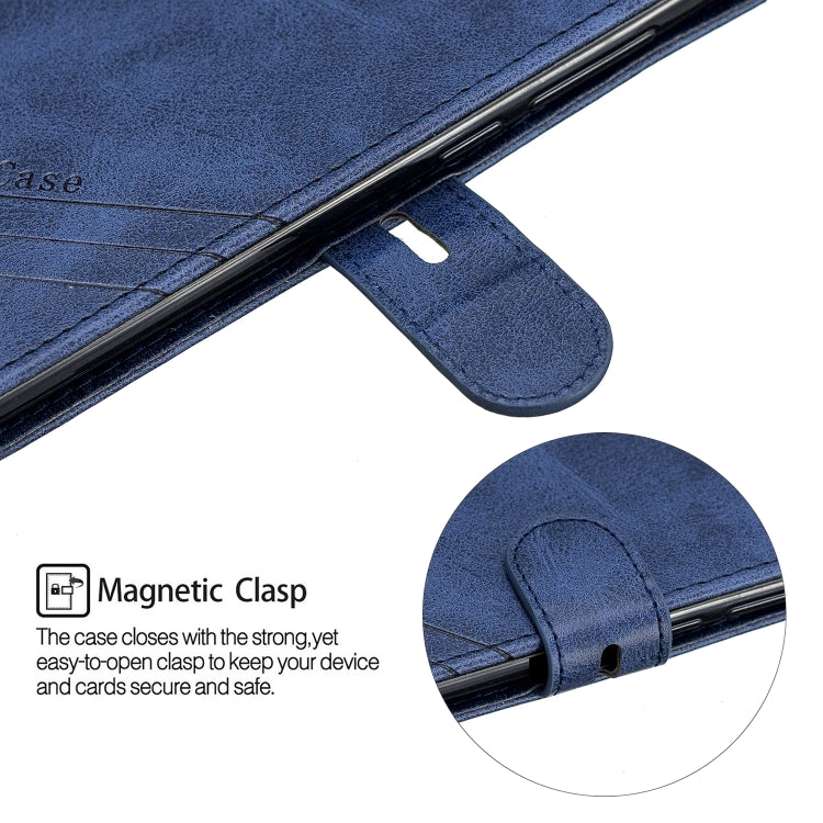 For Xiaomi Redmi Note 6 Stitching Style 2-Color Cow Texture Horizontal Flip PU Leather Case with Holder & Card Slot & Lanyard