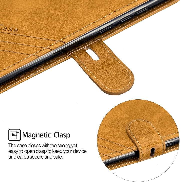 For Xiaomi Redmi Note 7 Stitching Style 2-Color Cow Texture Horizontal Flip PU Leather Case with Holder & Card Slot & Lanyard