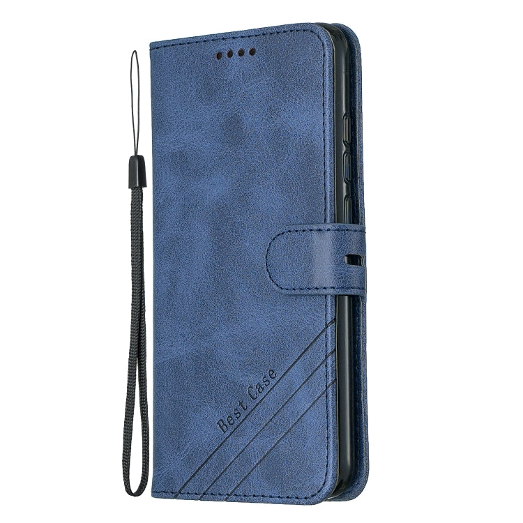 For Xiaomi Redmi Note 7 Stitching Style 2-Color Cow Texture Horizontal Flip PU Leather Case with Holder & Card Slot & Lanyard