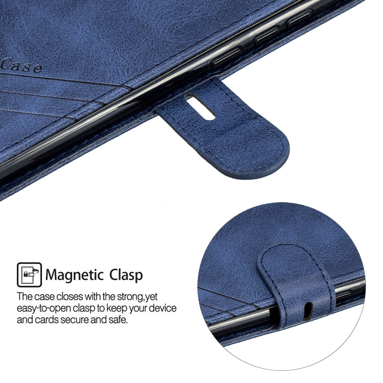 For Xiaomi Redmi Note 7 Stitching Style 2-Color Cow Texture Horizontal Flip PU Leather Case with Holder & Card Slot & Lanyard