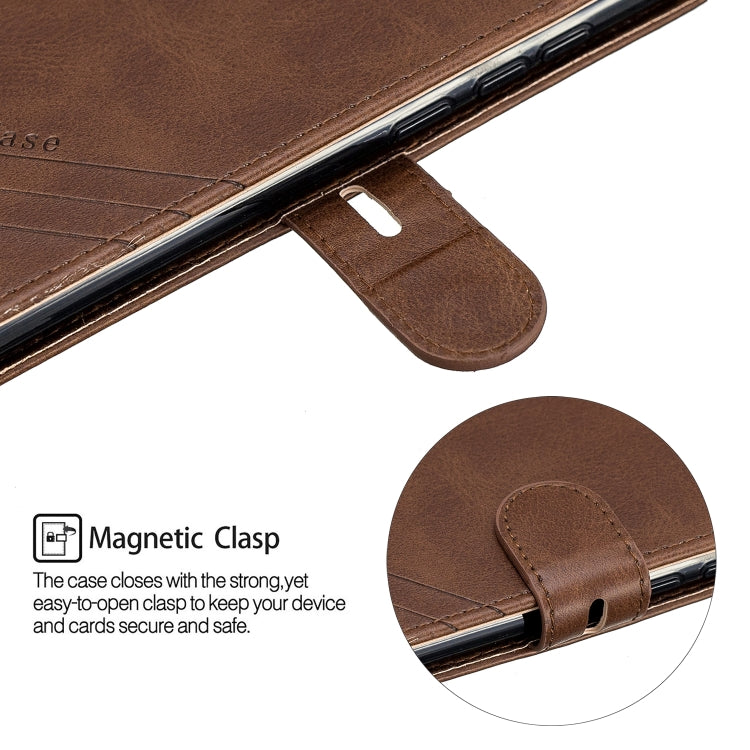 For Xiaomi Redmi Note 7 Stitching Style 2-Color Cow Texture Horizontal Flip PU Leather Case with Holder & Card Slot & Lanyard