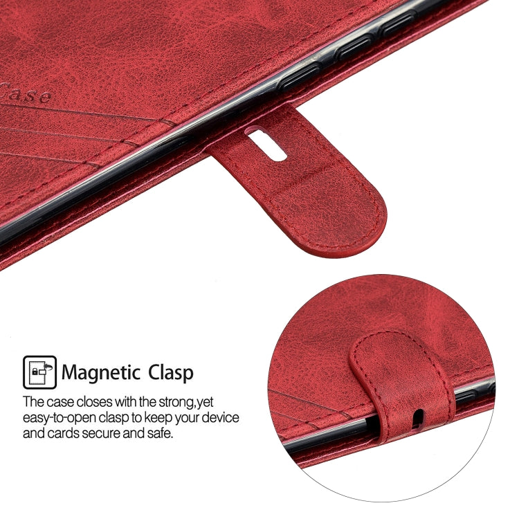 For Xiaomi Redmi Note 7 Stitching Style 2-Color Cow Texture Horizontal Flip PU Leather Case with Holder & Card Slot & Lanyard