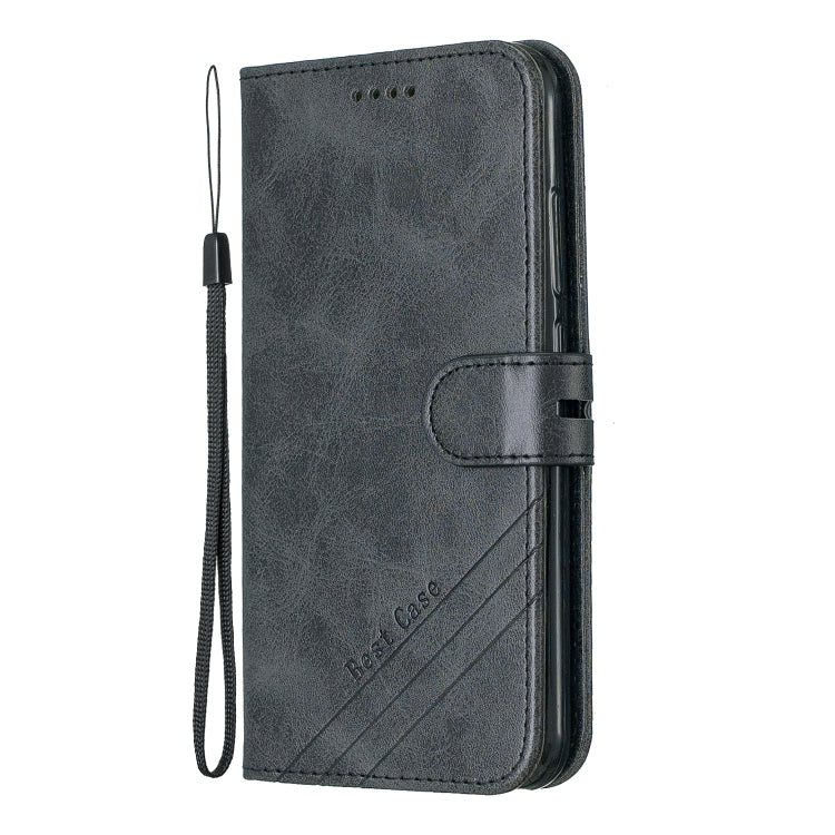 For Xiaomi Mi 5X Stitching Style 2-Color Cow Texture Horizontal Flip PU Leather Case with Holder & Card Slot & Lanyard