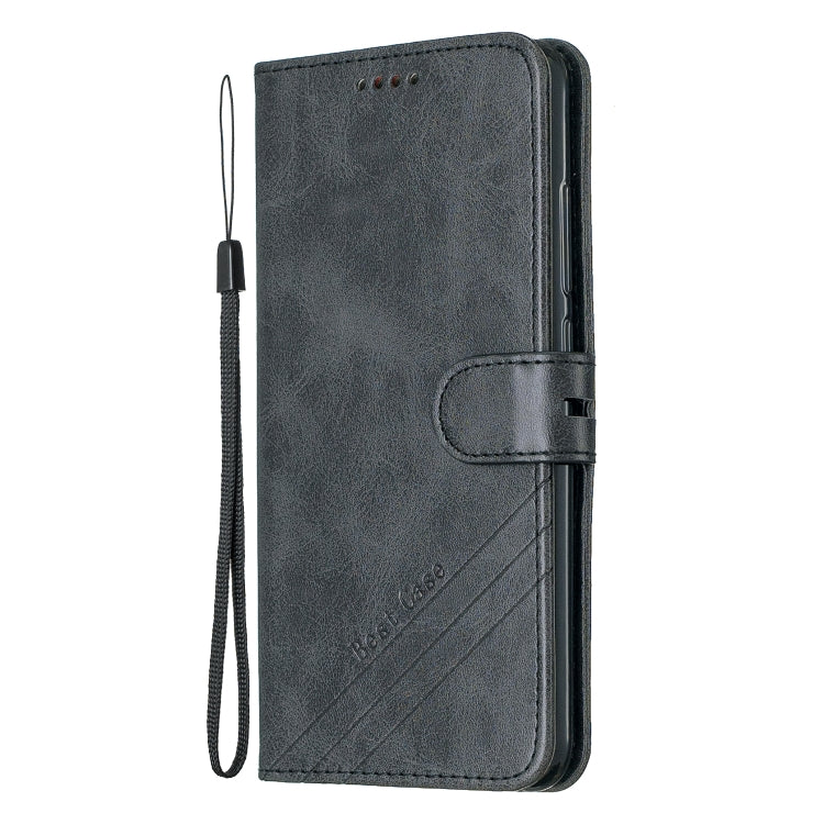 For Xiaomi Mi 6X / A2 Stitching Style 2-Color Cow Texture Horizontal Flip PU Leather Case with Holder & Card Slot & Lanyard