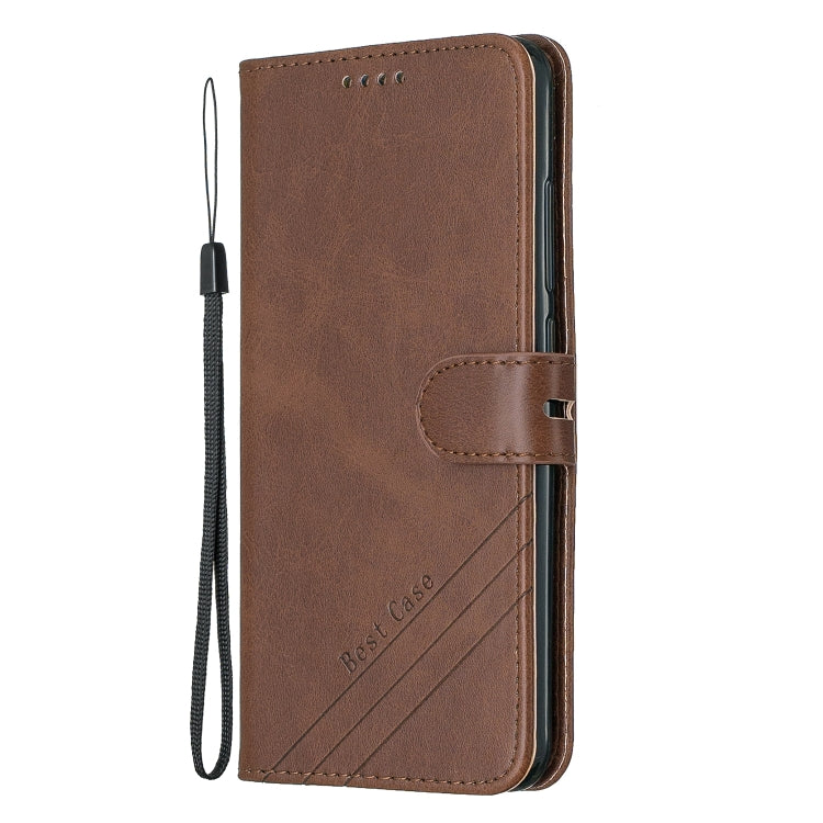 For Xiaomi Mi 6X / A2 Stitching Style 2-Color Cow Texture Horizontal Flip PU Leather Case with Holder & Card Slot & Lanyard