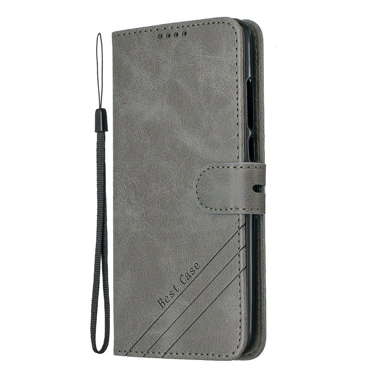 For Xiaomi Mi CC9 Stitching Style 2-Color Cow Texture Horizontal Flip PU Leather Case with Holder & Card Slot & Lanyard