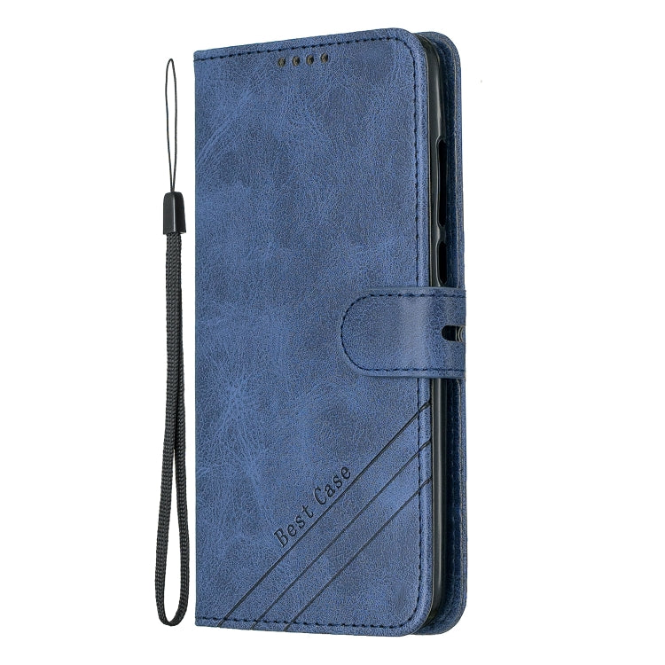 For Xiaomi Mi CC9 Stitching Style 2-Color Cow Texture Horizontal Flip PU Leather Case with Holder & Card Slot & Lanyard