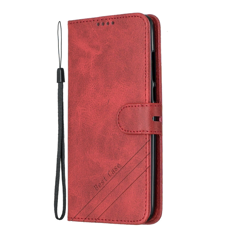 For Xiaomi Mi CC9 Stitching Style 2-Color Cow Texture Horizontal Flip PU Leather Case with Holder & Card Slot & Lanyard