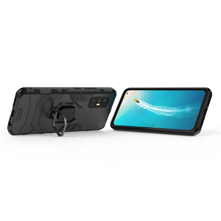 For Vivo V17 (India) Shockproof PC + TPU Protective Case with Magnetic Ring Holder