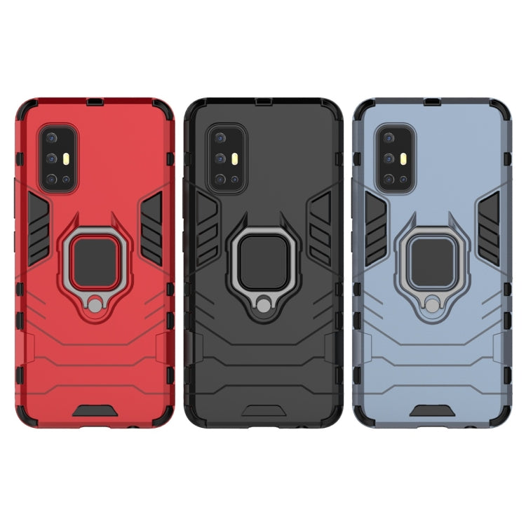 For Vivo V17 (India) Shockproof PC + TPU Protective Case with Magnetic Ring Holder