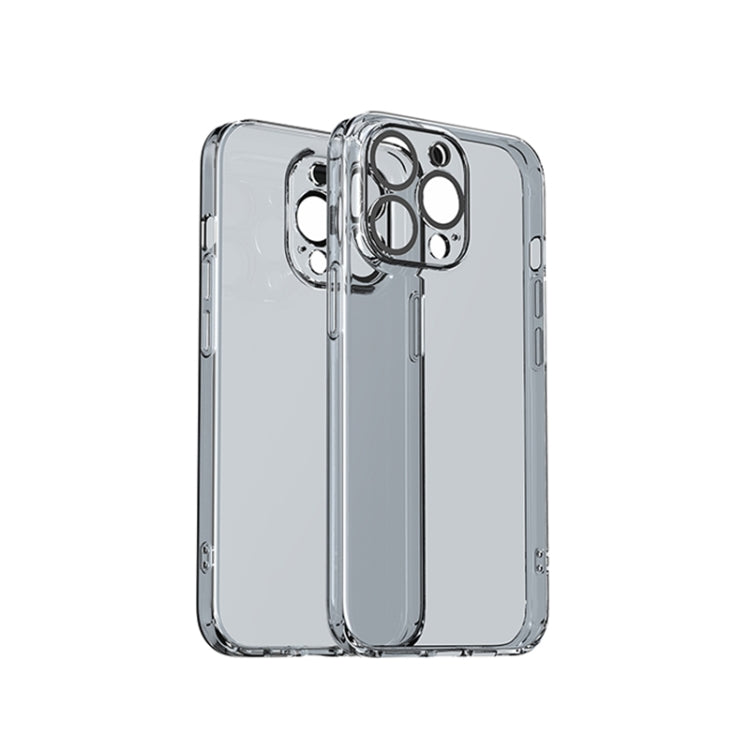 For iPhone 13 Pro Crystal Shield Series TPU + Glass Phone Case