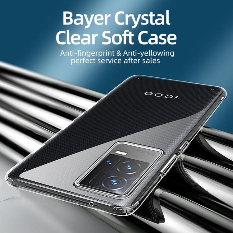 For vivo iQOO 8 Pro wlons Ice Crystal PC + TPU Phone Case