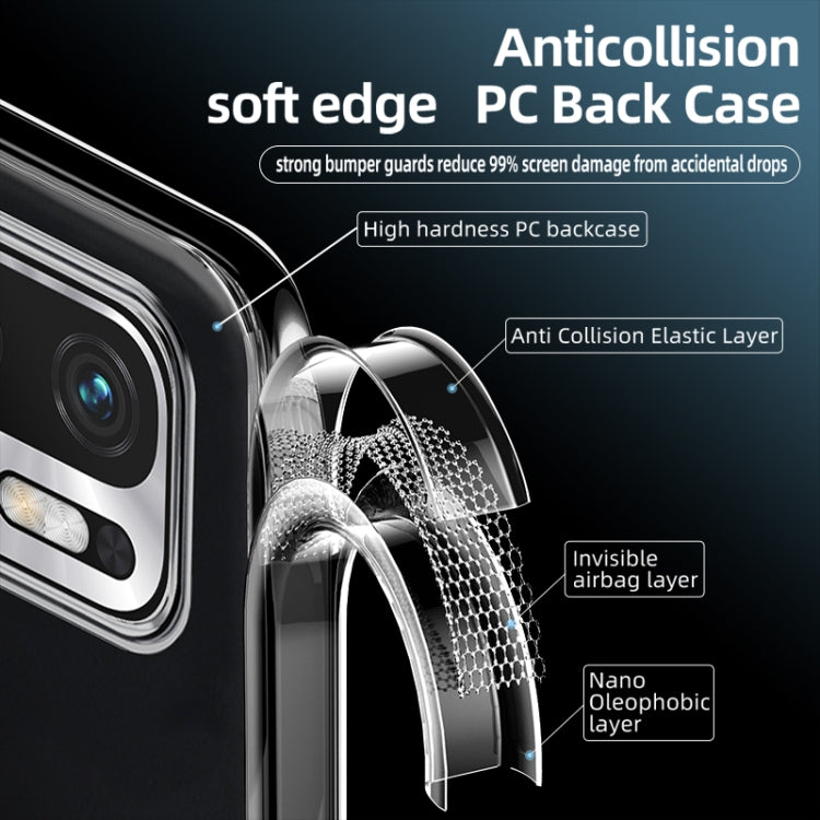 For Xiaomi Redmi Note 10T 5G wlons Ice Crystal PC + TPU Phone Case