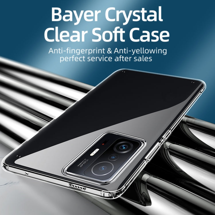 For Xiaomi Mi 11T Pro wlons Ice Crystal PC + TPU Phone Case