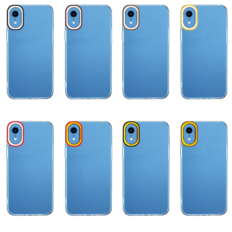 For iPhone XR Transparent Silicone Case