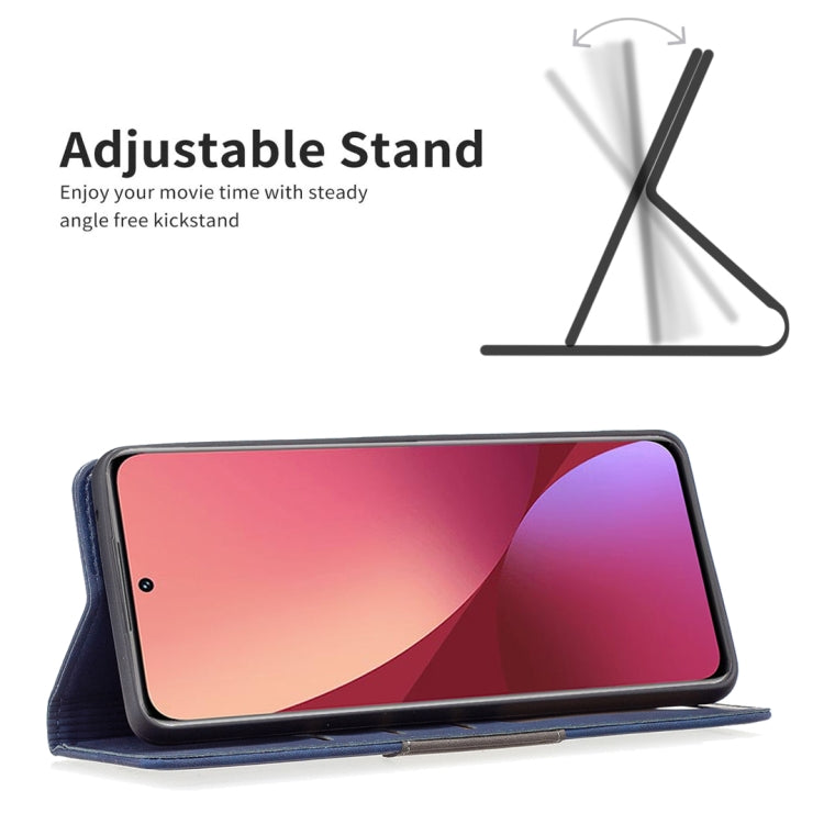 For Xiaomi 12 Magnetic Splicing Leather Phone Case