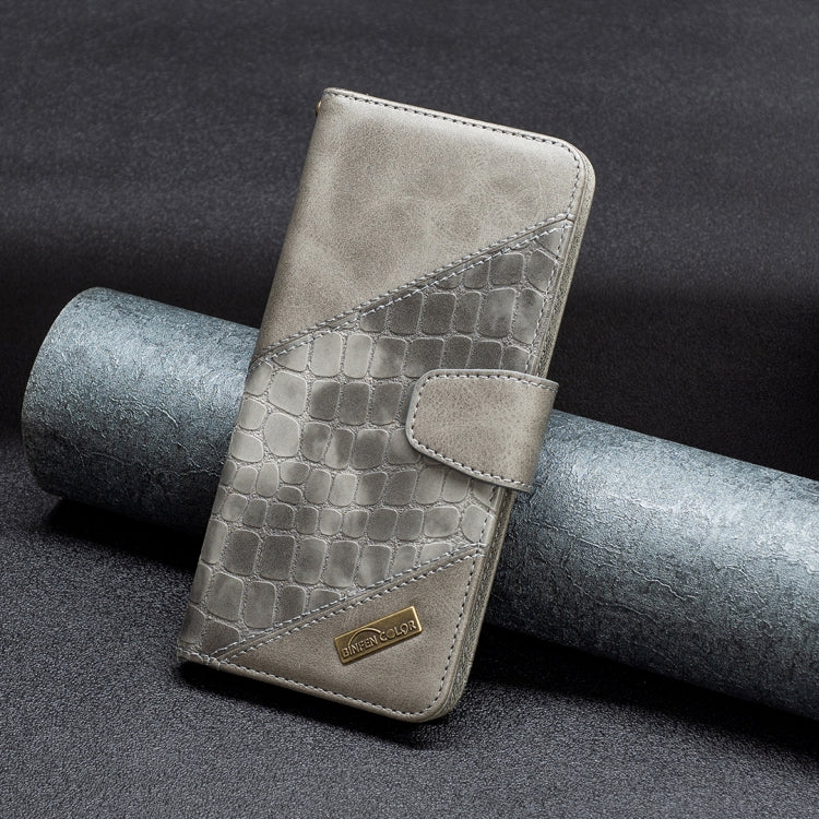 For Xiaomi 12 Matching Color Crocodile Texture PU Leather Phone Case