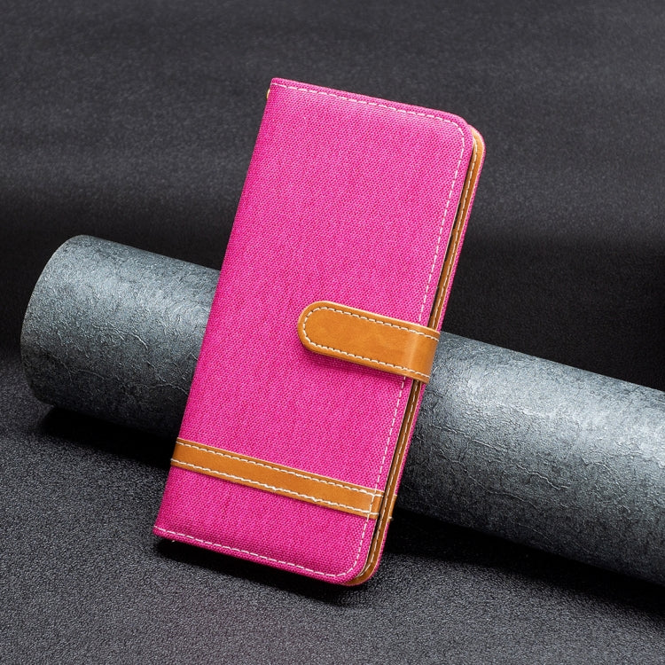 For Xiaomi 12 Color Matching Denim Texture Leather Phone Case