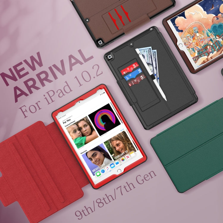 For iPad Pro 11 2022 / 2021 / 2020 / 2018 / Air 2020 10.9 Litchi Texture PU Leather Tablet Case