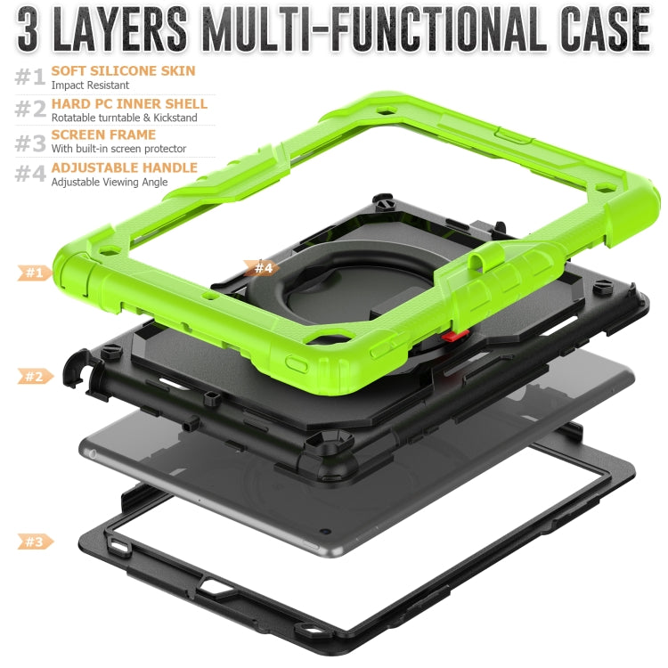 For iPad 10.2 2021 / 2020 / 2019 Silicone + PC Tablet Case