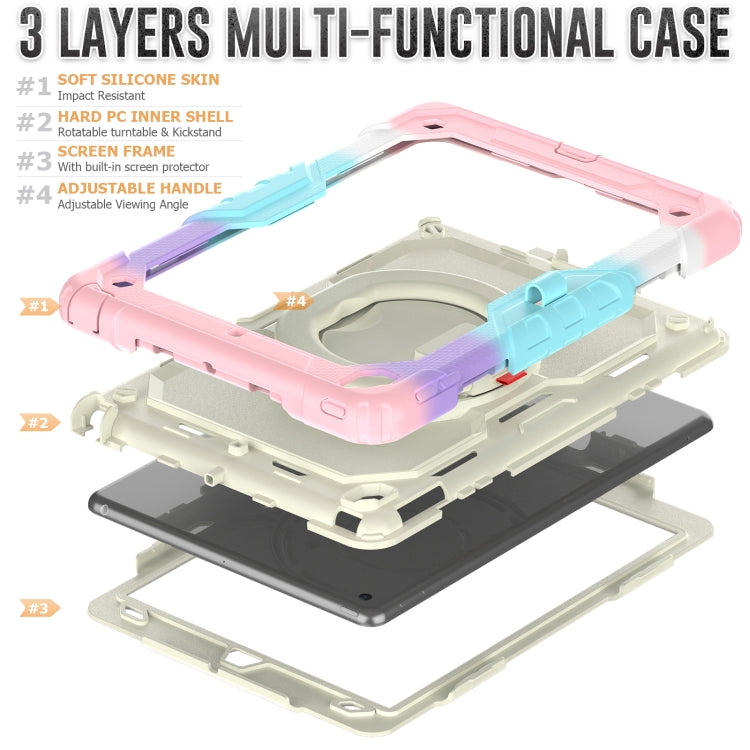 For iPad 10.2 2021 / 2020 / 2019 Silicone + PC Tablet Case