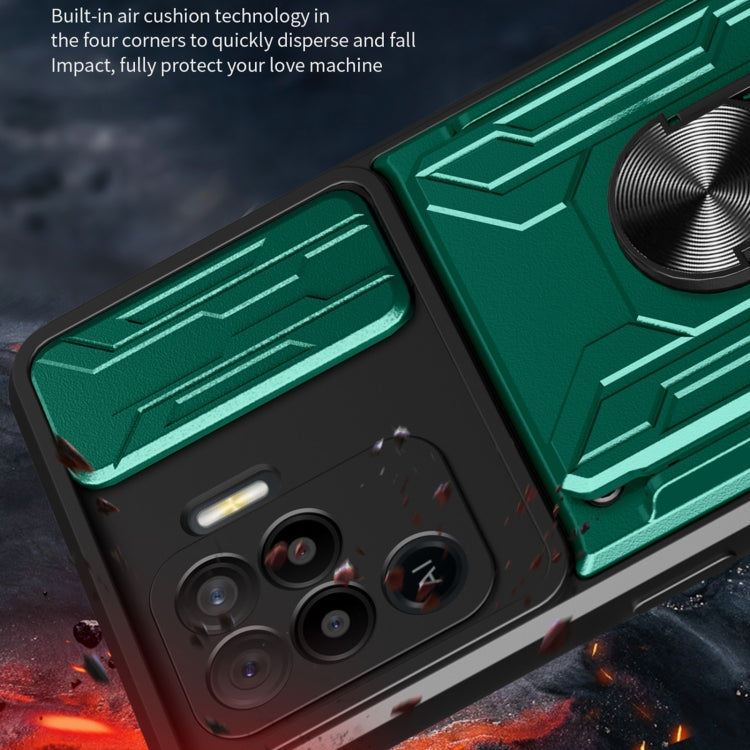 For OPPO A94 / Reno5 F Sliding Camshield Card Phone Case