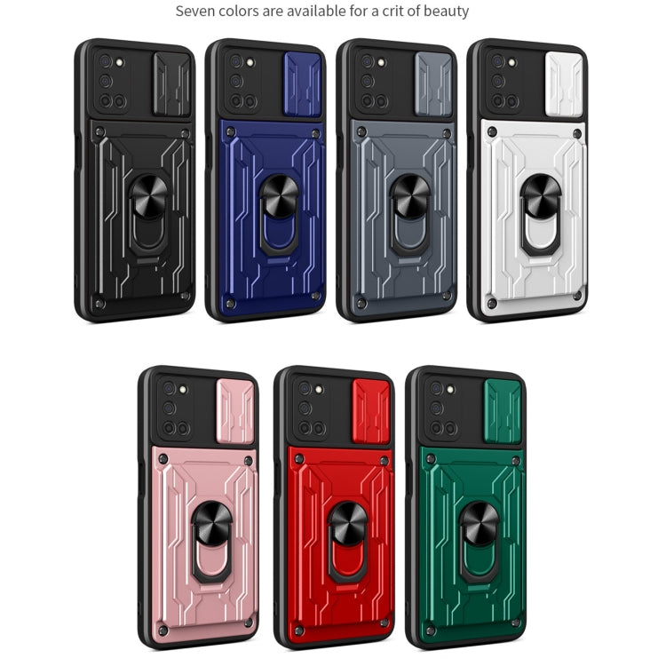 For OPPO A52 / A92 Sliding Camshield Card Phone Case
