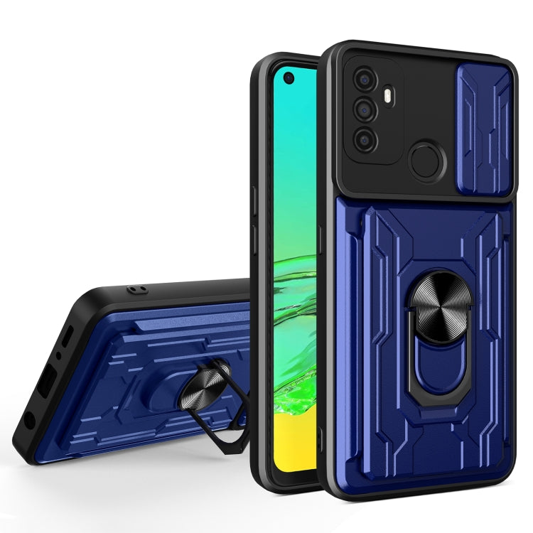 For OPPO A53 2020 / A32 Sliding Camshield Card Phone Case